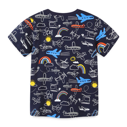 Children's Short Sleeve Lapel Polo Shirt | Soft Cotton, Smart Casual