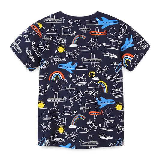 Children's Short Sleeve Lapel Polo Shirt | Soft Cotton, Smart Casual