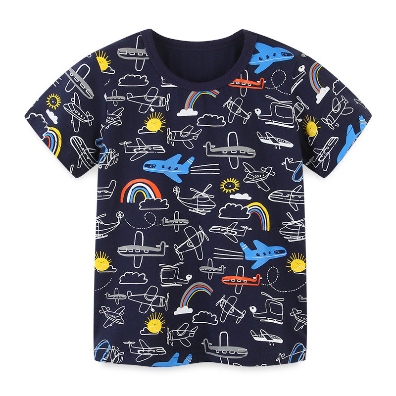Children's Short Sleeve Lapel Polo Shirt | Soft Cotton, Smart Casual