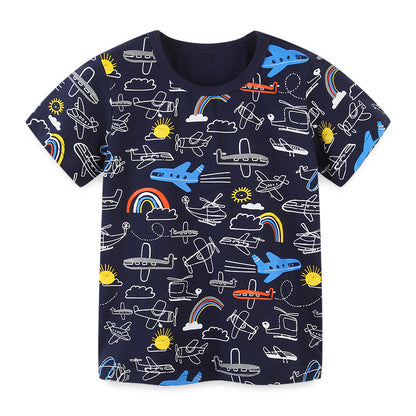 Children's Short Sleeve Lapel Polo Shirt | Soft Cotton, Smart Casual