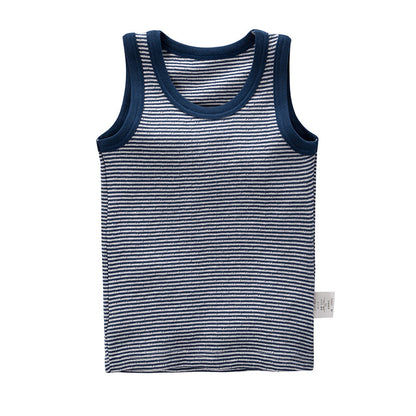 Boys' Cotton Anchor Print Mesh Vest 3-Pack | Ages 3-8
