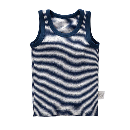 Boys' Cotton Anchor Print Mesh Vest 3-Pack | Ages 3-8