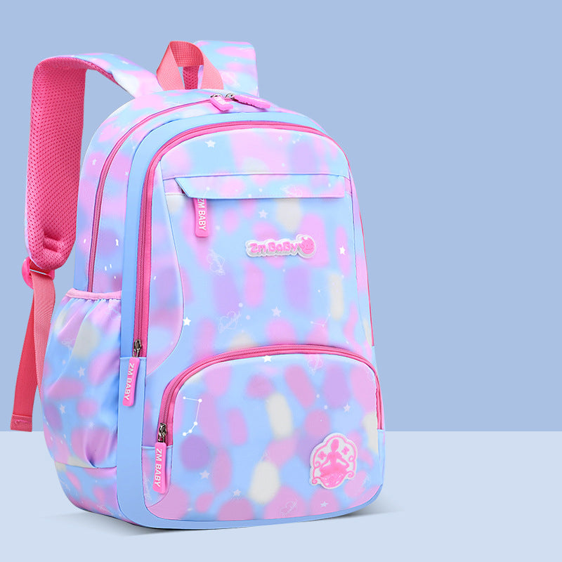 Girls' Primary School Backpack – Cute Korean Style Waterproof Nylon Bag