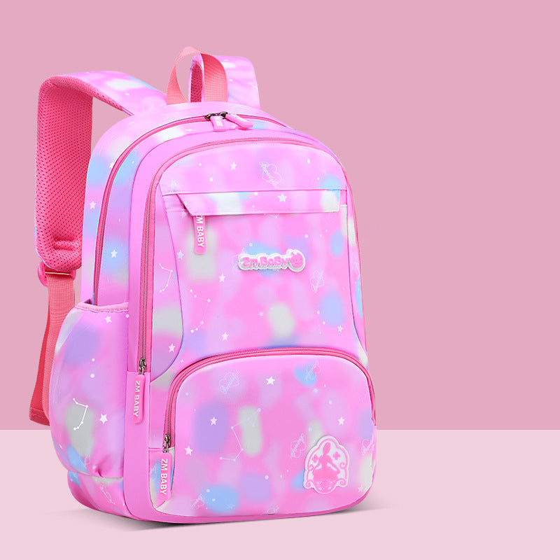 Girls' Primary School Backpack – Cute Korean Style Waterproof Nylon Bag