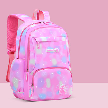 Girls' Primary School Backpack – Cute Korean Style Waterproof Nylon Bag