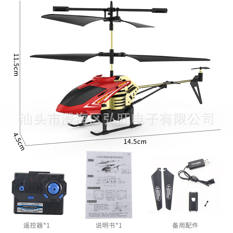 3.5-Channel Alloy RC Helicopter | Anti-Drop Remote Control Aircraft