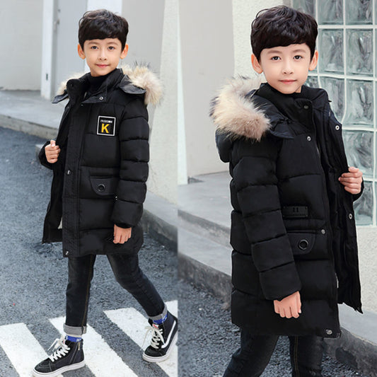 Children's Padded Winter Jacket | Detachable Hood | 120-170cm