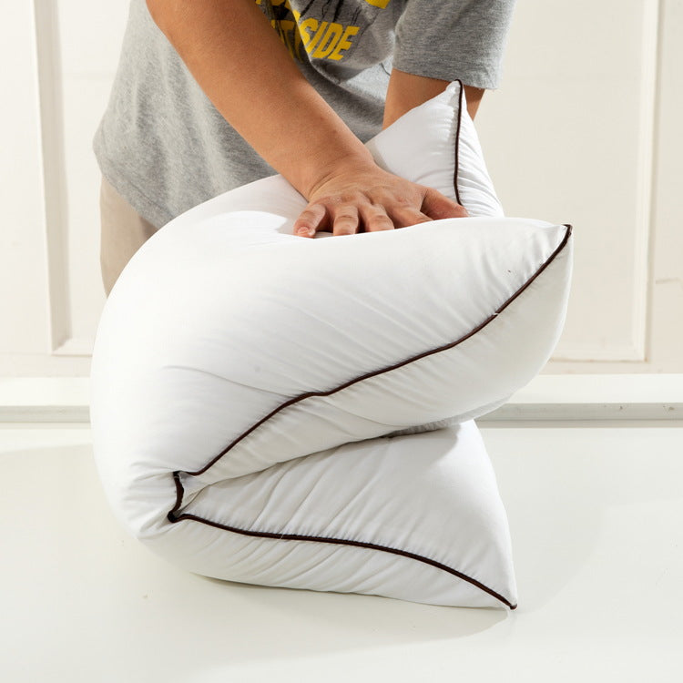 Buckwheat & Fibre Fill Sleeping Pillow 45x75cm | Supportive Bed Pillow