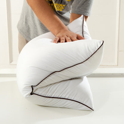 Buckwheat & Fibre Fill Sleeping Pillow 45x75cm | Supportive Bed Pillow