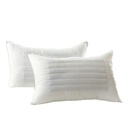 Buckwheat & Fibre Fill Sleeping Pillow 45x75cm | Supportive Bed Pillow