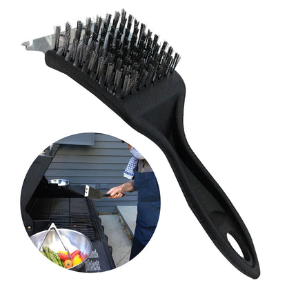 Steel Wire BBQ Grill Cleaning Brush – Brush & Shovel Combo Outdoor & Home Barbecue 1, 2 or 3 Pack
