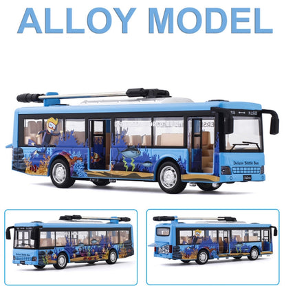 1:50 Scale Alloy Tram Bus Toy | Die-Cast Model