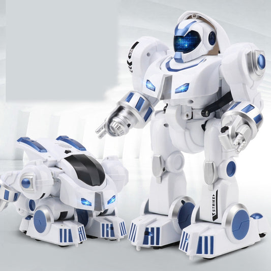 Transforming Police Robot Toy with Remote Control
