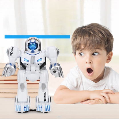 Transforming Police Robot Toy with Remote Control