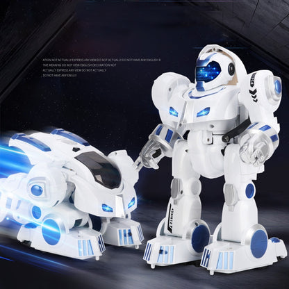 Transforming Police Robot Toy with Remote Control