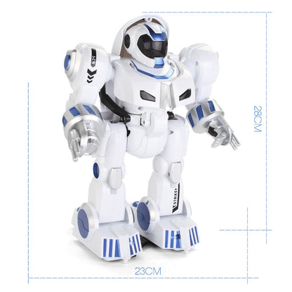 Transforming Police Robot Toy with Remote Control