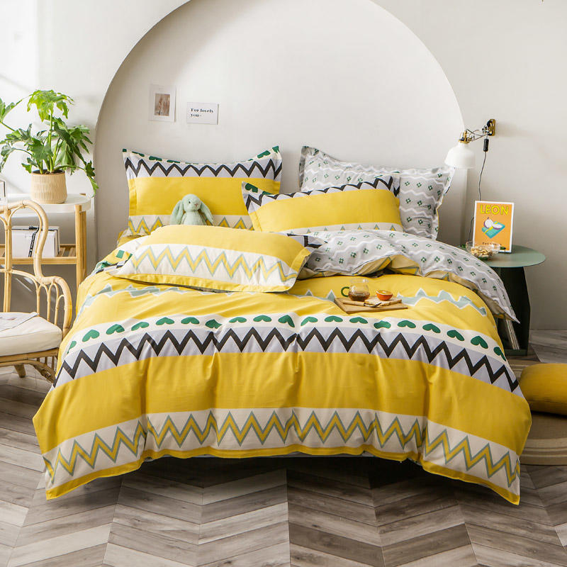 40s Cotton Twill Hotel-Style Bedding Set – 3 & 4 Piece Duvet Cover