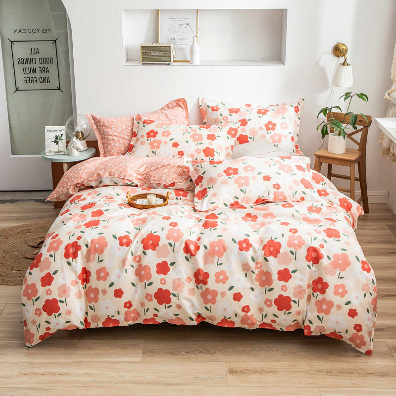 40s Cotton Twill Hotel-Style Bedding Set – 3 & 4 Piece Duvet Cover