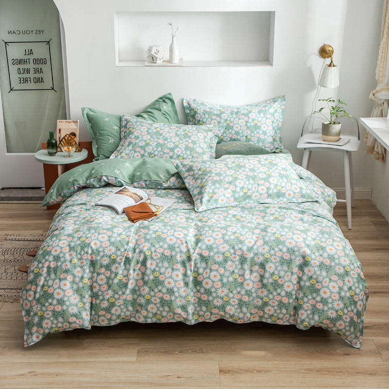 40s Cotton Twill Hotel-Style Bedding Set – 3 & 4 Piece Duvet Cover
