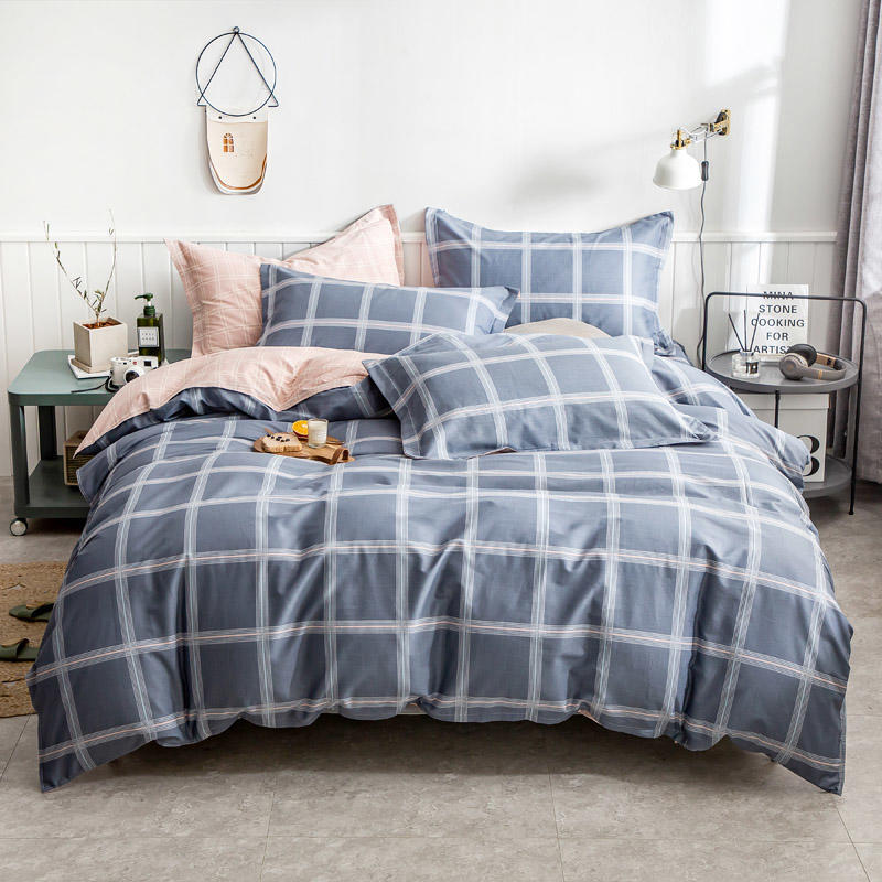 40s Cotton Twill Hotel-Style Bedding Set – 3 & 4 Piece Duvet Cover