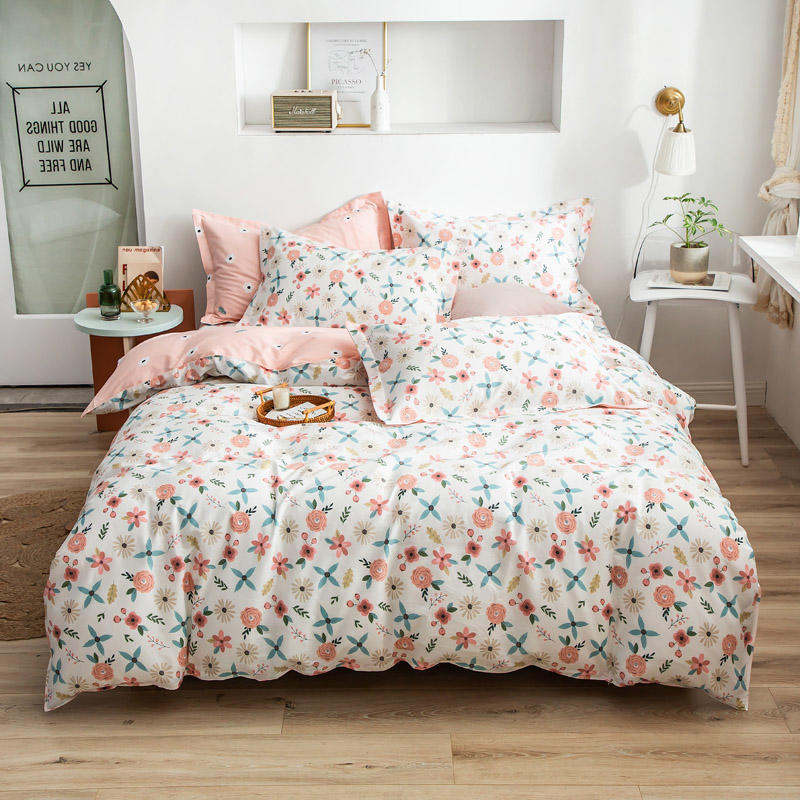 40s Cotton Twill Hotel-Style Bedding Set – 3 & 4 Piece Duvet Cover