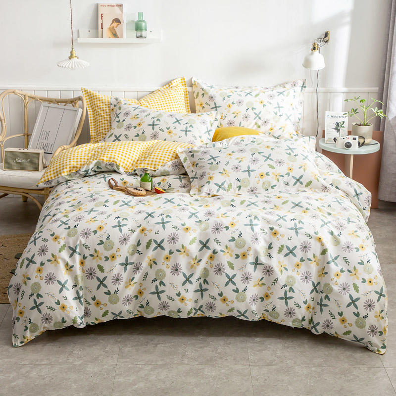 40s Cotton Twill Hotel-Style Bedding Set – 3 & 4 Piece Duvet Cover