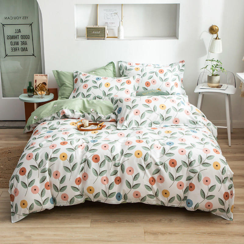 40s Cotton Twill Hotel-Style Bedding Set – 3 & 4 Piece Duvet Cover