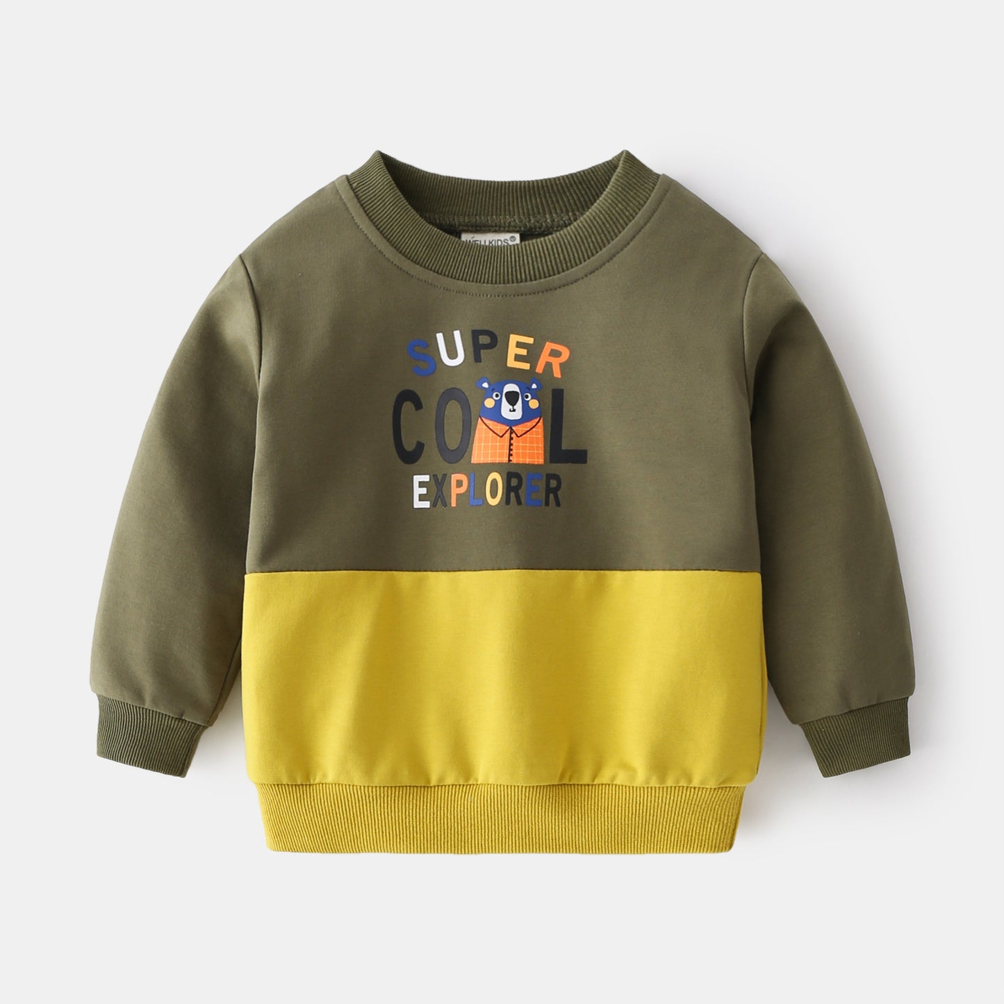 Children's Cartoon Cotton Sweatshirt | Boys Casual Pullover Top