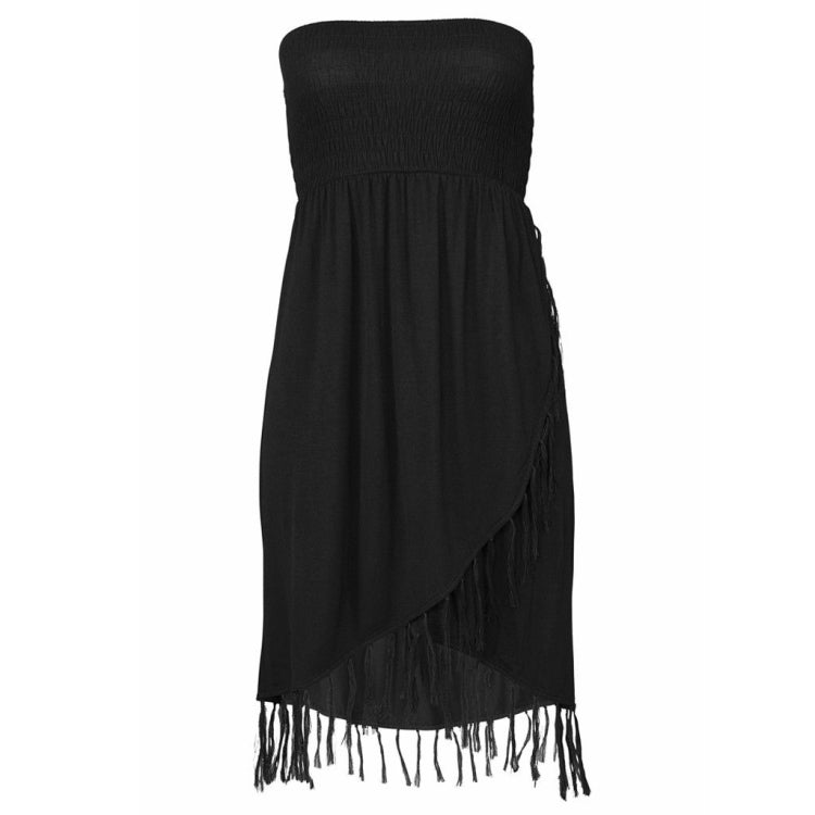 Women's Sleeveless Flapper Mini Dress – Black | S–XL
