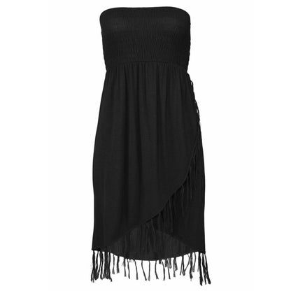 Women's Sleeveless Flapper Mini Dress – Black | S–XL