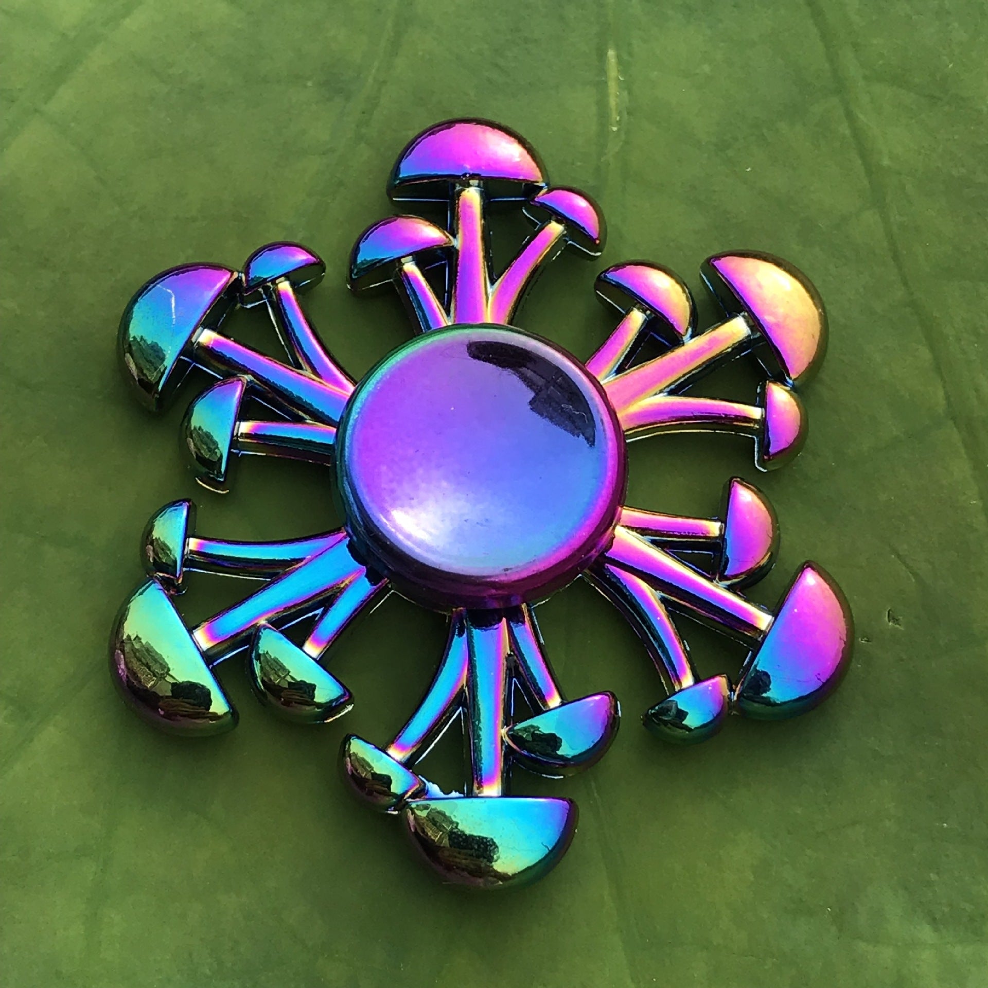 Rainbow Alloy Finger Spinner Fidget Toy | 19 Shapes to Collect