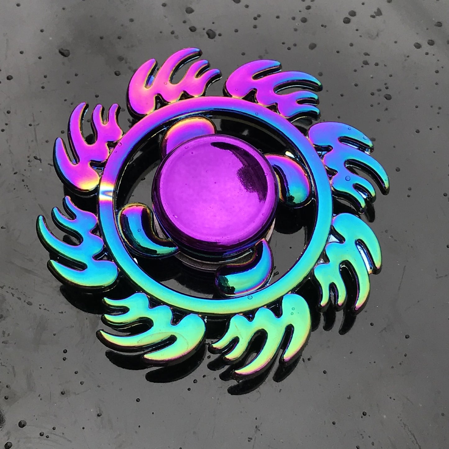 Rainbow Alloy Finger Spinner Fidget Toy | 19 Shapes to Collect