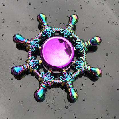 Rainbow Alloy Finger Spinner Fidget Toy | 19 Shapes to Collect