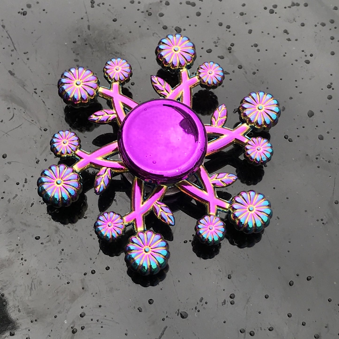 Rainbow Alloy Finger Spinner Fidget Toy | 19 Shapes to Collect