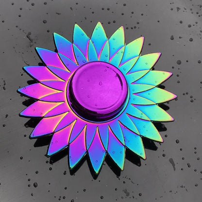 Rainbow Alloy Finger Spinner Fidget Toy | 19 Shapes to Collect