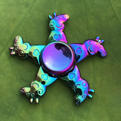 Rainbow Alloy Finger Spinner Fidget Toy | 19 Shapes to Collect