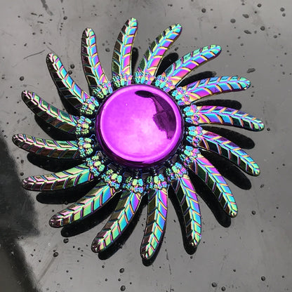 Rainbow Alloy Finger Spinner Fidget Toy | 19 Shapes to Collect
