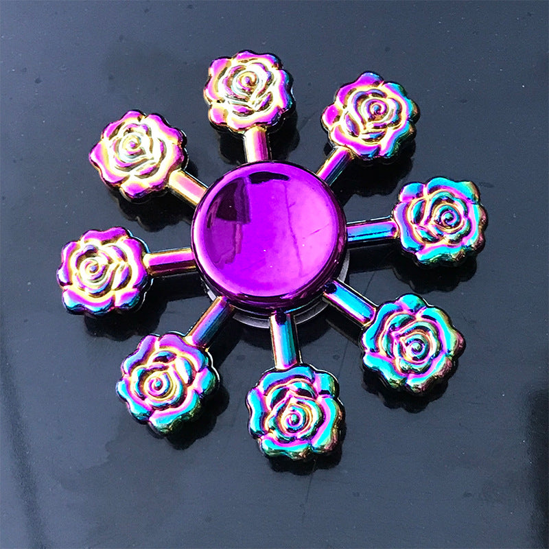 Rainbow Alloy Finger Spinner Fidget Toy | 19 Shapes to Collect