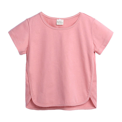 Girls Cotton Short Sleeve T-Shirt – Soft Everyday Top