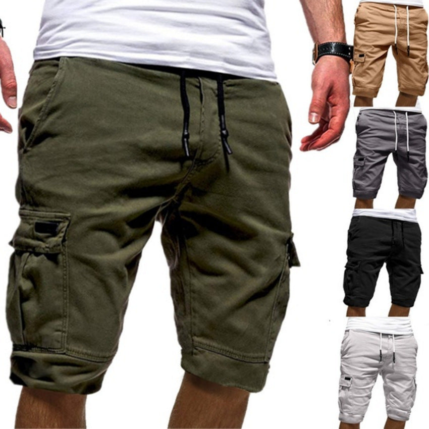Men's Casual Cargo Shorts | Straight-Leg Summer Shorts in 4 Colours