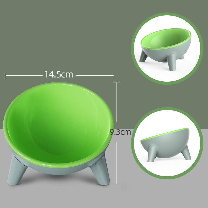 Ergonomic Tilted Pet Feeding Bowl | 15° Angled Cat & Dog Bowl
