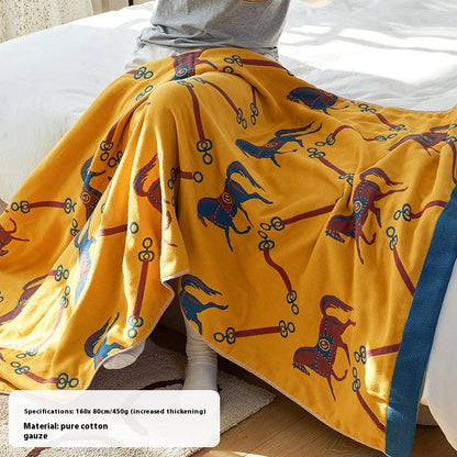 Bohemian Cotton Gauze Beach & Bath Towel | Oversized 160×80cm | 7 Designs