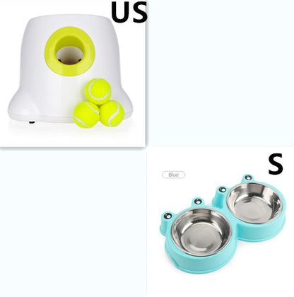 Automatic Dog Ball Launcher | Interactive Fetch Machine 3m–9m with Tennis Balls