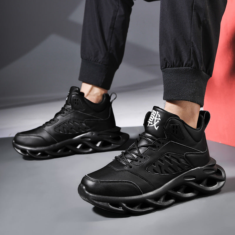 Men's Youth Trend Leisure Trainers – Wear-Resistant Rubber Sole Sports Shoes