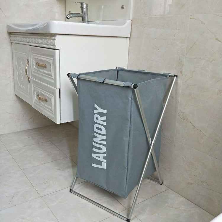 Collapsible Laundry Hamper – Foldable Oxford Cloth Laundry Basket with Compartments