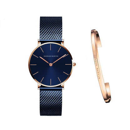 Hannah Martin Ladies Quartz Watch | 36mm Stainless Steel | 30M Waterproof