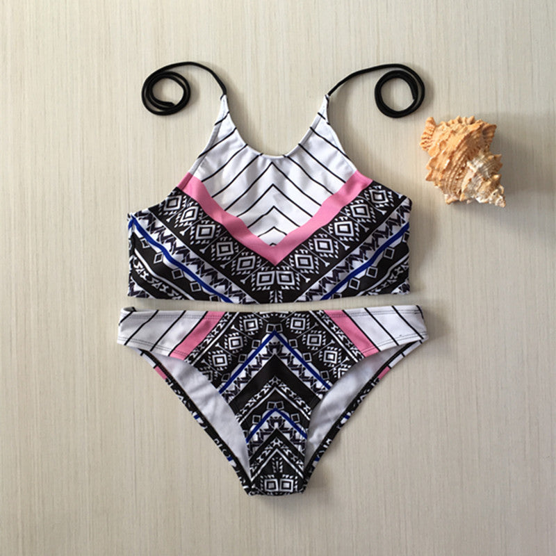 Women's Padded Two-Piece Bikini Set | Split Swimsuit