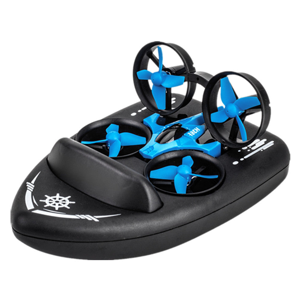 4-Channel Tri-Mode RC Drone | Sea, Land & Air
