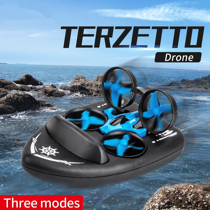 4-Channel Tri-Mode RC Drone | Sea, Land & Air