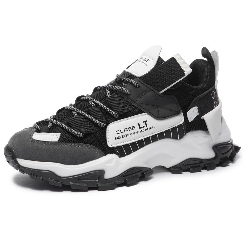 Men's Retro Chunky Trainers – Thick Sole Mesh Sports Shoes